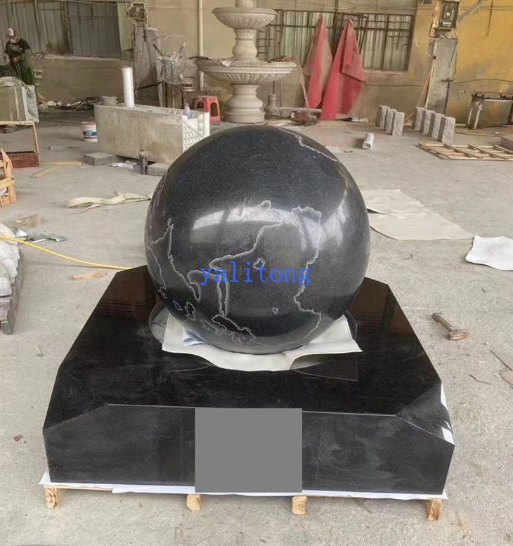 Světový glóbus přírodního kamene