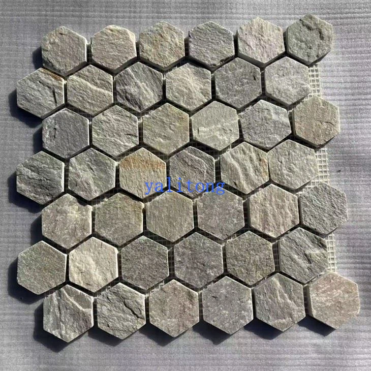 Břidlicová mozaiková dlaždice