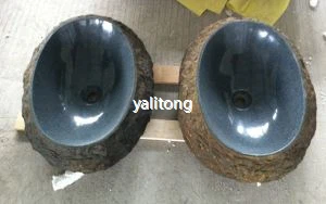 Čedičová skála umyvadlo z přírodního kamene