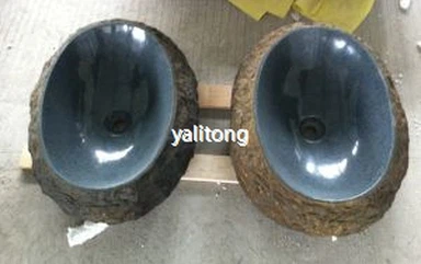 Čedičová skála umyvadlo z přírodního kamene