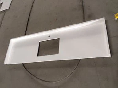 Sněhová bílá křemenná deska