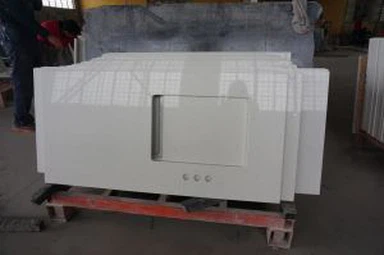 Bílá křemenná vanilka Top