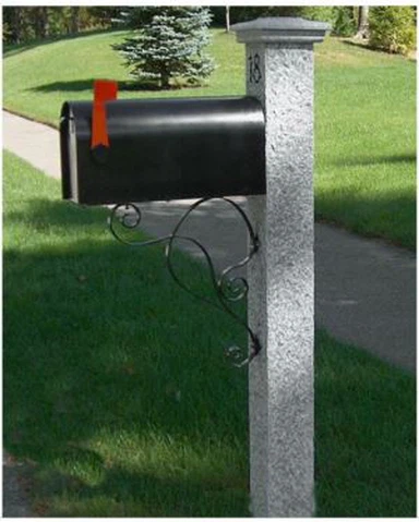China Granite Mailbox Post