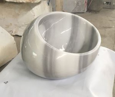 Desky Marmara White Marble Sink