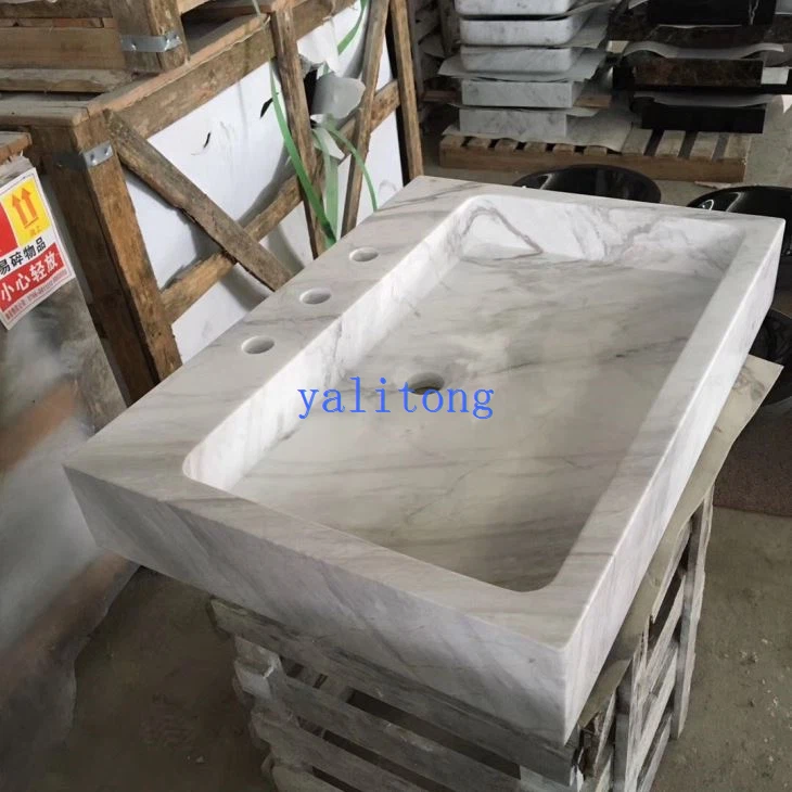 Volakas Marble Sink For Sale