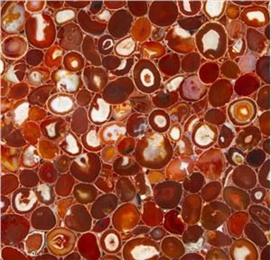 Polodrahokam červený achát